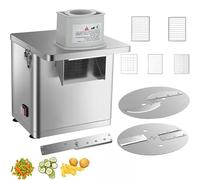 Cortador Comercial francés Fry, Dicer de Frutas Vegetales, Chipadora de Cortador de Papas Fritas francesas con 6 Cuchillas, en Cubos de Tres Funciones, Corte, Cortes francesas, Entrada 12.5 x 9.4 cm