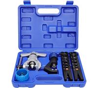 Cortador de aire acondicionado, escariador de tubos de cobre, expansor excéntrico, herramienta de abocardado de tubos CT-806AM-F, herramienta de reparación de refrigeración métrica/pulgada Azul