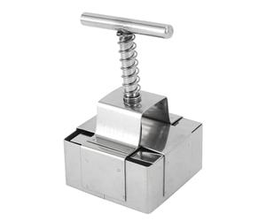 Cortador de arcilla de acero inoxidable, émbolo con resorte para herramienta de cocina de Corte de Precisión (Small Size)