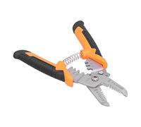 Cortador de Cables para Electricista, Tijeras Pelacables Profesionales de Acero Inoxidable con Mango ergonómico para Trabajos eléctricos domésticos, 175 mm, 10, 22 mm²