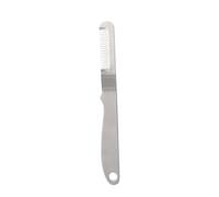 Cortador de cebolla verde de acero inoxidable, herramienta de corte de cebollino de mano con cuerpo de 6, 3 x 0, 71 pulgadas, orificio de almacenamiento y uso compacto de preparación diaria Cortador
