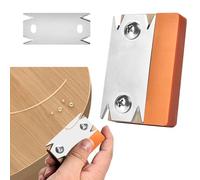 Cortador de chapa, manual portátil, cortabordes, cepillo manual para pegar bordes, cepillo de madera, PVC, ABS, herramienta de biselado de bordes, naranj cuchilla de repuesto