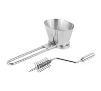 Cortador de Cilantro de Acero Inoxidable Molino de Especias de Hierbas Manual Herramientas de Molienda de Vegetales Chopper Cilantro Cilantro Especias Grdg Licuadora Chopper
