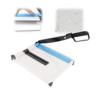 Cortador de papel de guillotina A4, Guillotina Papel a4(Corta 15 Hojas, A4/B5/A5/B6/B7), Guillotina De Papel Profesional, con Protector de Seguridad,Para Hojas De Metal, Cuero, Fotos