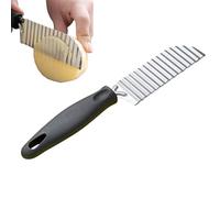 Cortador de Patatas - Cortador Rebanador De Patatas Rizadas En Acero Inoxidable,Gadget Manual Ergonómico Para Cocina Hogar Y Verduras Como Zanahoria Pepino Pan