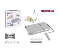 Cortador de Queso Quttin Guillotina Acero Inoxidable Cortadores de Queso de Alambre con 5 Alambres de Repuesto Accesorios de Cocina