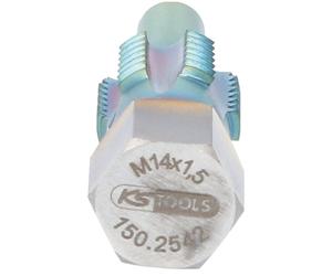 Cortador de roscas con pasador guía para sensores de temperatura, M14x1,5