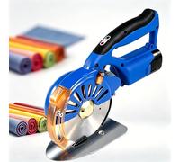 Cortador de tela eléctrico inalámbrico, tijeras giratorias de velocidad ajustable para tela, cuero, corte de tapicería, diseño de empuje manual