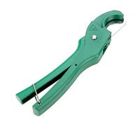 Cortador de tubos de PVC con mecanismo de tijeras de trinquete, herramienta manual para cortar tubos de aleación de aluminio, compatible con tubos de PVC, PP, PU y PE; cortatubos