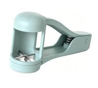 Cortador de Uvas Acero Inoxidable Cuchilla Dentada Utensilio de Cocina para Tomates Cherry y Fresas Émbolo Antideslizante Diseño Semicerrado