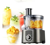 Cortador eléctrico de verduras, 600 W, multifuncional, con bloqueo de seguridad, gran puerto de descarga, ideal para cebollas, zanahorias, pepinos, patatas en cubitos - 5 opciones de corte