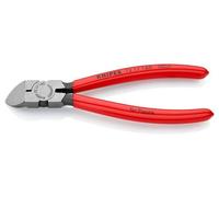Knipex Alicate de corte diagonal 72 11 160 – 160 mm, para plástico, mango PVC, boca 45°