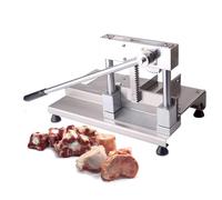Cortador manual de huesos de carne para barbacoa coreana, olla caliente, pollo, cortador multifuncional con cuerpo de acero inoxidable lavable