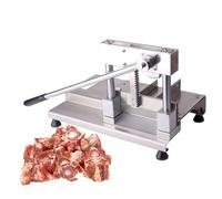 Cortador manual de huesos de carne resistente, estilo guillotina profesional que corta a través de huesos y carne, ideal para la cocina del hogar, barbacoa, olla caliente, preparación de alimentos