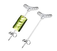 Cortador manual de verduras en espiral de acero inoxidable, cortador de patatas en espiral para patatas, zanahorias y pepinos, espiralizador de verduras, utensilio de cocina
