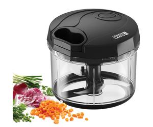 Cortador manual de verduras y cebollas para toda la vida. Triturador manual de frutas, color , ideal para cortar cebollas y ajo. Picador multifunción para la cocina, cortador de verduras manual, tritu