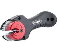 Cortador ViGOR de trinquete para tubos de freno V6917 I Con mecanismo de trinquete I Para tubos de freno de hasta 4,75 mm I Para cortar tubos de freno