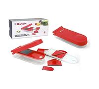 Cortador y Rallador de Verduras con Deposito Quttin Blanco Rojo (10 X 27 x 5,5 cm)