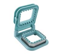 Cortador y sellador de sándwiches sin bordes - Molde cuadrado para pan | Material de polipropileno y acero inoxidable con anillo de sellado desmontable para desayunos de preparación de comidas sin
