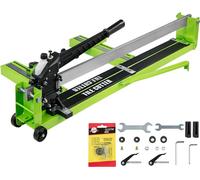 Cortadora de baldosas manual de 80 cm, máquina para cortar baldosas de 3,5 cm, cortadora de baldosas de cerámica y porcelana con guía láser, estructura de acero resistente y ruedas de corte de repuest