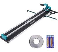 Cortadora de baldosas profesional con doble guía. Longitud de corte: 1200 mm. Grosor de corte: 4-15 mm. Ancho mínimo de corte: 25 mm. Máquina de corte de baldosas, incluye accesorios adicionales