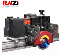 Cortadora de baldosas profesional de 2200W - Guía de corte de 1,44 metros - Disco de diamante de 5 pulgadas - Sierra de inglete