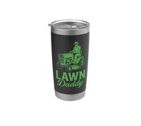Cortadora de césped Lawn Daddy, divertido tractor cortacésped Vaso térmico de acero inoxidable de doble pared