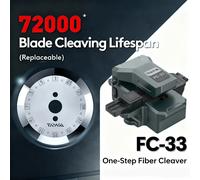 Cortadora de Fibra Óptica TAWAA FC-33 de un Solo Paso, Ángulo de Corte Típico <0.5° ° Cuchilla de 72000 vueltas