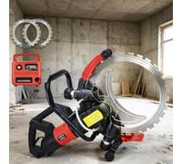 Cortadora Hormigón: Sierra Anillo Eléctrica 8980W Bomba Agua Inteligente | Rozadora Para Hormigón: Sierra Circular Eléctrica Sin Escobillas Con Diseño Corte Refrigerado Por Agua Y 3 Discos Diamante