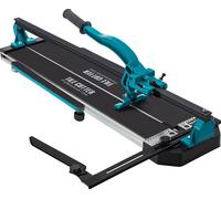 Cortadora manual para baldosas, 1200 mm, con una sola guía. Herramienta manual para cortar, con un ancho de corte y un grosor de corte especificados