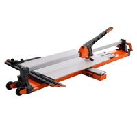Cortadora manual para baldosas de 1200 mm, con base con resorte, herramienta de corte con guía de ángulo ajustable, disco de corte de carburo de tungsteno, guía de alineación de precisión, ideal para 