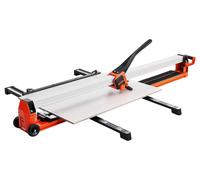 Cortadora manual para baldosas de 1200 mm, con riel mejorado y cabezal deslizante, guía de alineación de precisión, disco de corte de carburo de tungsteno, patas de soporte con ruedas giratorias, idea