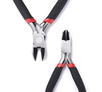 Cortadores de alambre para hacer joyas, cortadores diagonales de 4.3 pulgadas, alicates laterales para reparar cuentas y manualidades