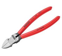 Cortadores Diagonales Knipex Para Plásticos Con Agarre De PVC 160Mm KPX7201160