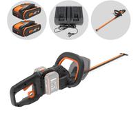 Cortasetos de batería Worx Nitro WG286E - 2x 20V 2Ah - cuchilla de acero de 60 cm