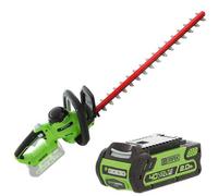 Cortasetos eléctrico a batería Greenworks G40HT 40V - cuchilla de 61 cm - Batería 2A 40V
