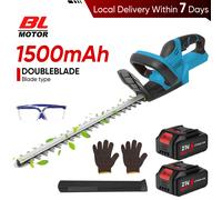 Cortasetos Eléctrico Inalámbrico de 22 Pulgadas, Podadora de Césped sin Escobillas, Herramienta de Jardinería y Paisajismo para Makita 22INCH 1 Battery B