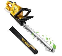 Cortasetos inalámbrico compatible con batería Dewalt, 20 V Max 20 pulgadas, cortasetos eléctrico, 3000 rpm, cabezal giratorio de 180°, cortador de arbustos sin escobillas (batería no
