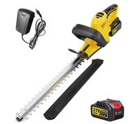 Cortasetos inalámbrico de 53 cm, compatible con batería Makita de 18 V, cortasetos sin escobillas con 4,0 Ah y cargador rápido, capacidad de corte de 15 mm, batería para setos, arbustos y cuidado del
