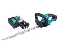 Makita Cortasetos pértiga DUH507RT 18 V 50 cm – ión de litio, batería 5,0 Ah y cargador