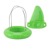 Corte De Fruta De Kiwi Verde, Rebanador De Núcleo De Excavación, Pelador De Frutas 2 En 1, Herramienta De Rebanador De Kiwi, Pelador De Mango De Kiwi Verde De Acero Inoxidable Portátil, Cortador De Fr
