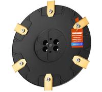 【Corte Más Eficiente】 Disco de Cuchillas + 6 Piezas Compatible con Gardena Sileno Minimo 250, 350, 500 / Husqvarna Automower Aspire, Disco de Cuchillas para Cortacésped Robot