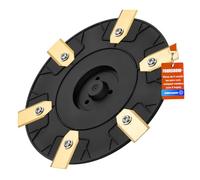 【Corte Más Eficiente】 Discos de Cuchilla + 6 Piezas Compatibles con Gardena Sileno City 400 600 / McCulloch Rob S400 S500 S600 S800, Disco de Cuchilla para Cortacésped Robótico