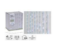 Cortina 320 Leds Blanco Frio Con 5 Funciones 1X2M