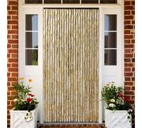 Cortina anti-insectos Living Store, color beige, 90x220 cm, de chenilla