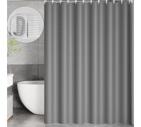 Cortina De Ducha 180x200cm Impermeable Cortina De Bañera Antimoho Con Anillos