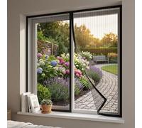 Cortina de malla magnética autoadhesiva lavable for ventana, varios tamaños(90x220cm)