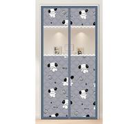 Cortina de puerta Cortina de puerta magnética con ventana for dormitorio de cocina