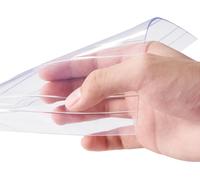 Cortina de tiras de PVC, de 30.5 metros de largo x 30.5 cm de ancho x 0.3 cm de grosor, transparente, con nervaduras. Rollo grande de tiras de PVC para puertas, ideales para la entrada de supermercado