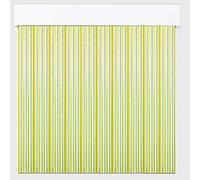 Cortina de Tiras de PVC para Exterior | Corte a Medida | Anti Insectos | PERTONI TENDE (Amarillo y Transparente, Alto 230cm x 90cm Ancho)